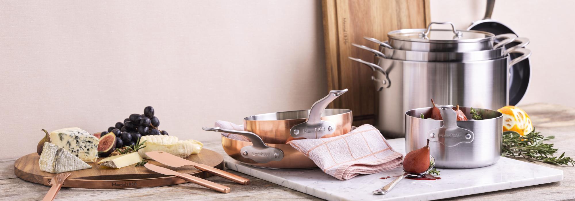 Care use copper cookware Mauviel